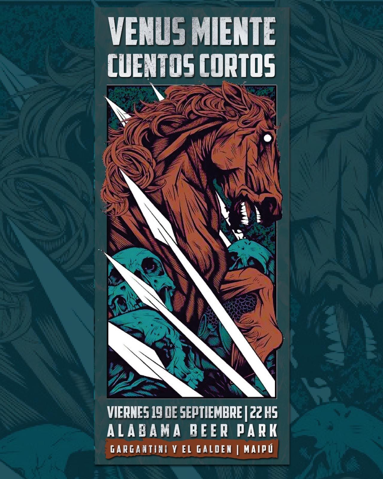 VENUS MIENTE + CUENTOS CORTOS EN VIVO